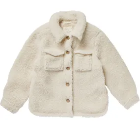 Shearling Chore Coat - Natural