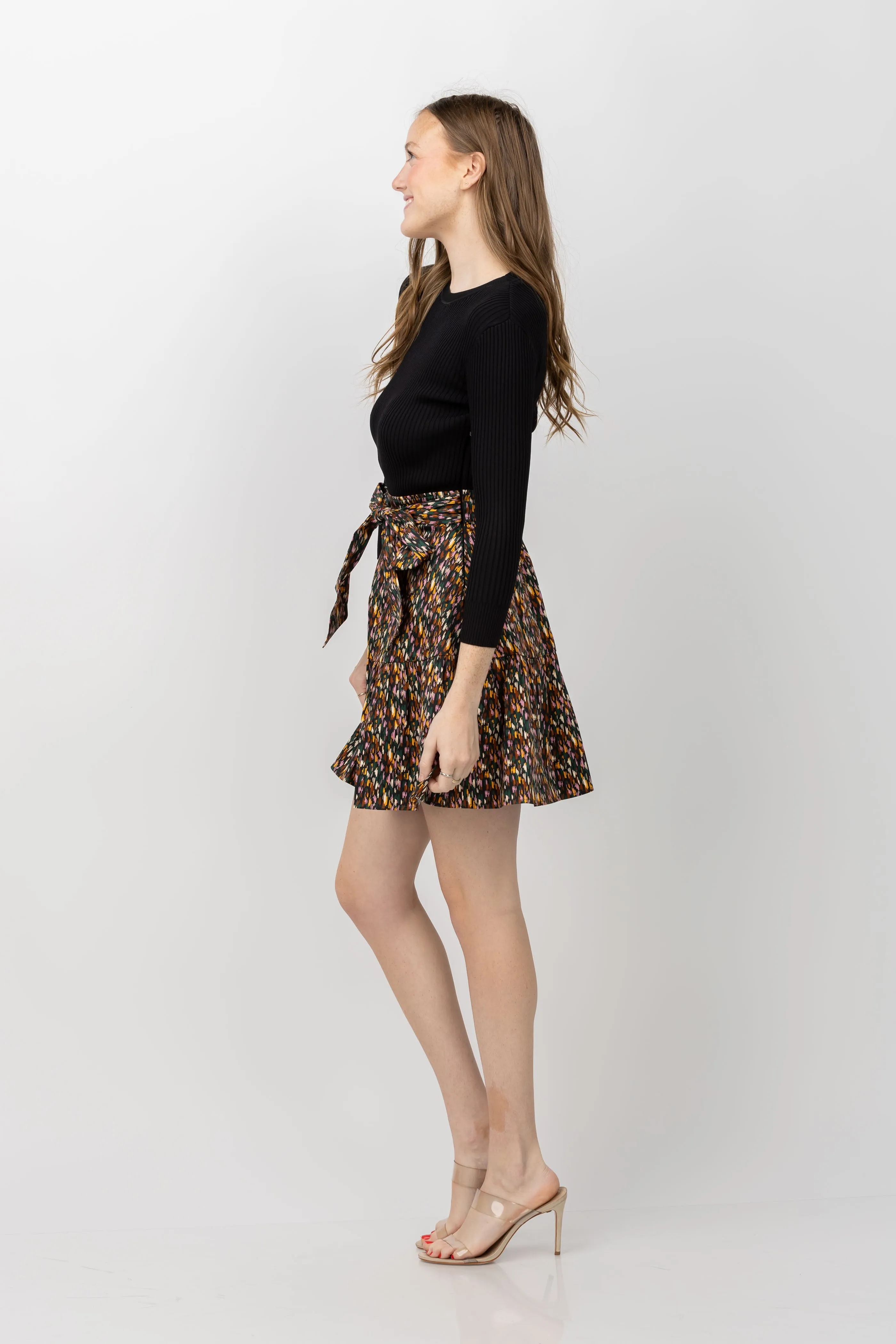 Shoshanna Cady Dress in Jet Multi