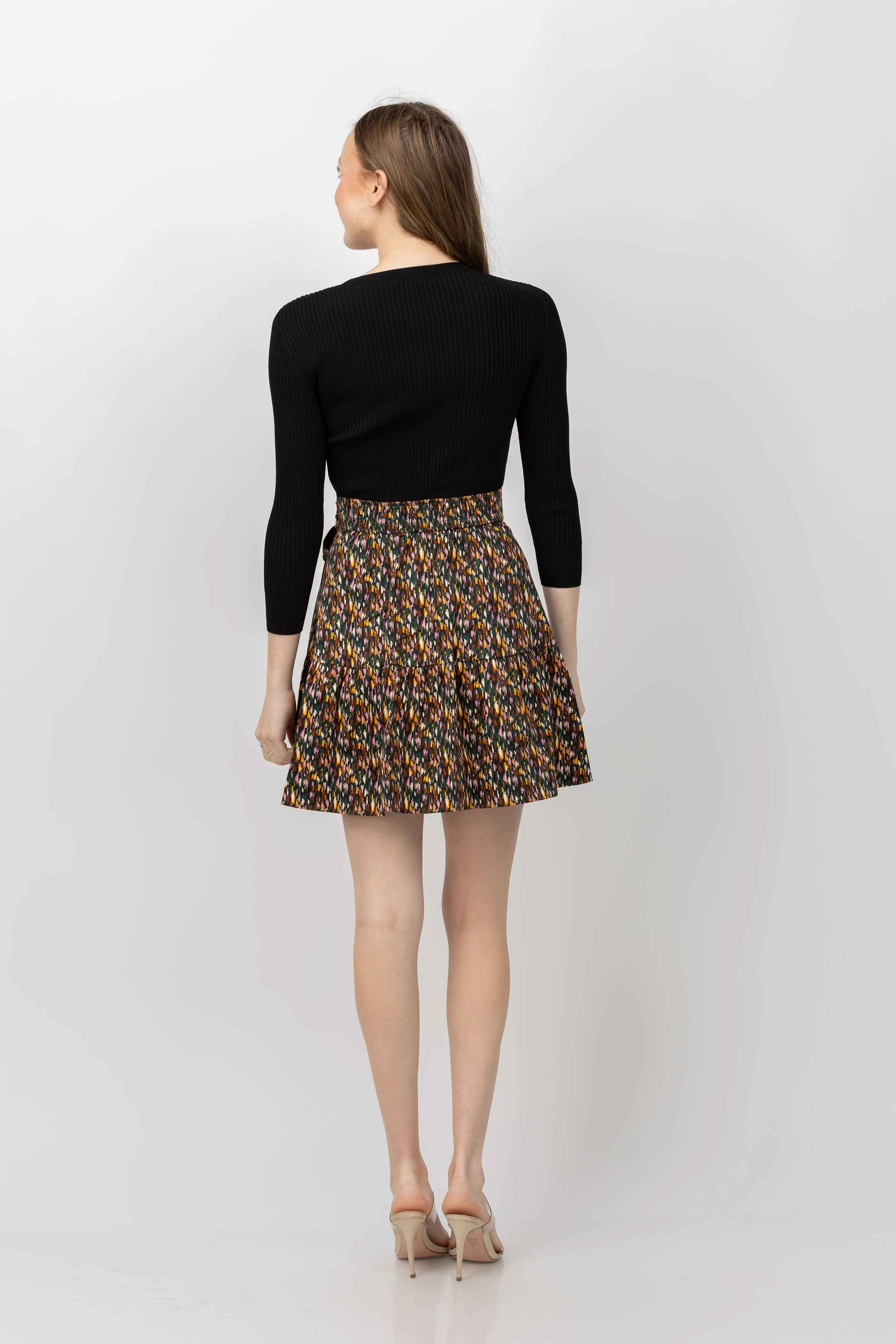 Shoshanna Cady Dress in Jet Multi