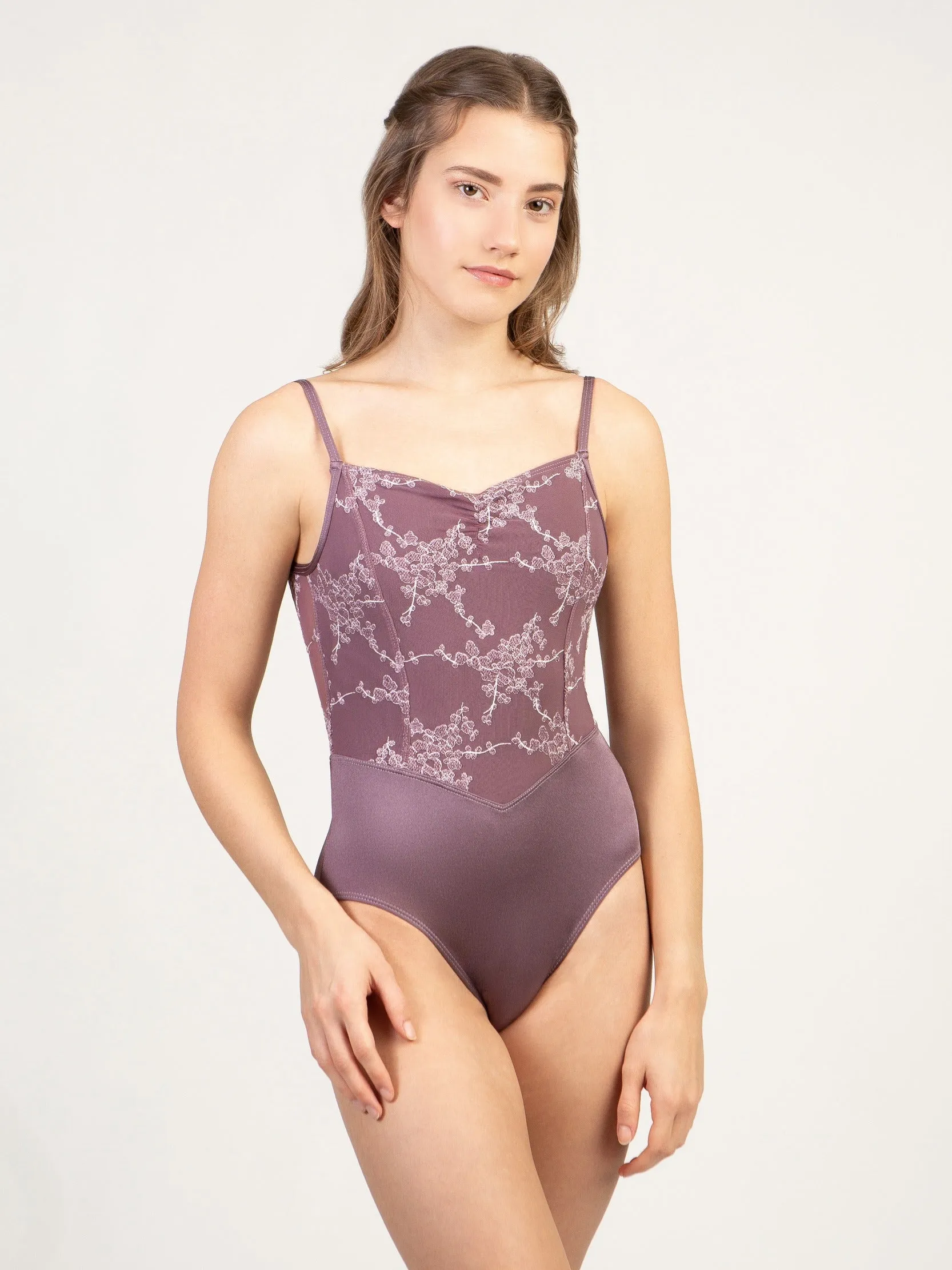 Suffolk "Soiree" Pinch Front Camisole Leotard