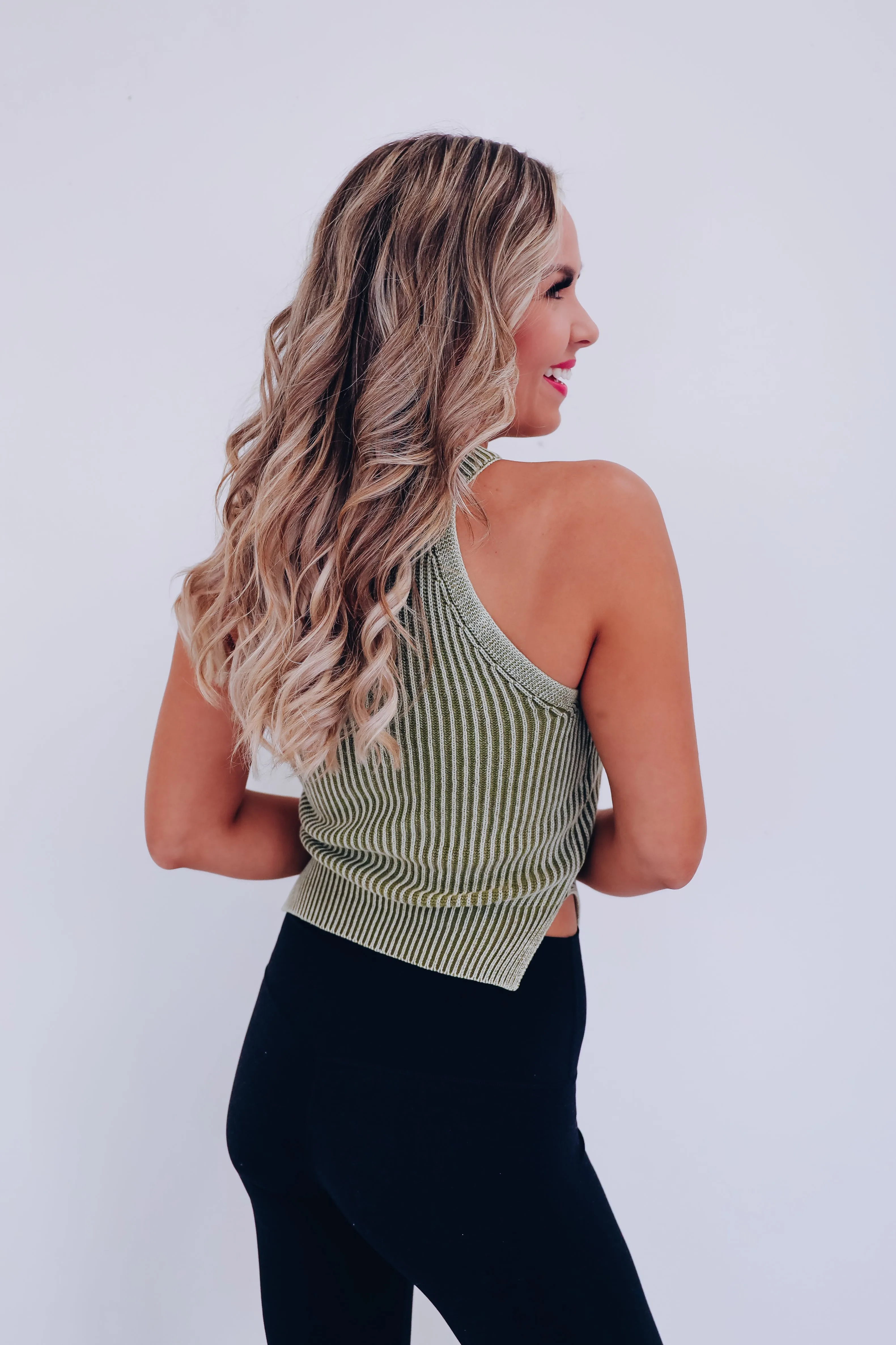 Tala Racerback Tank Top - Olive
