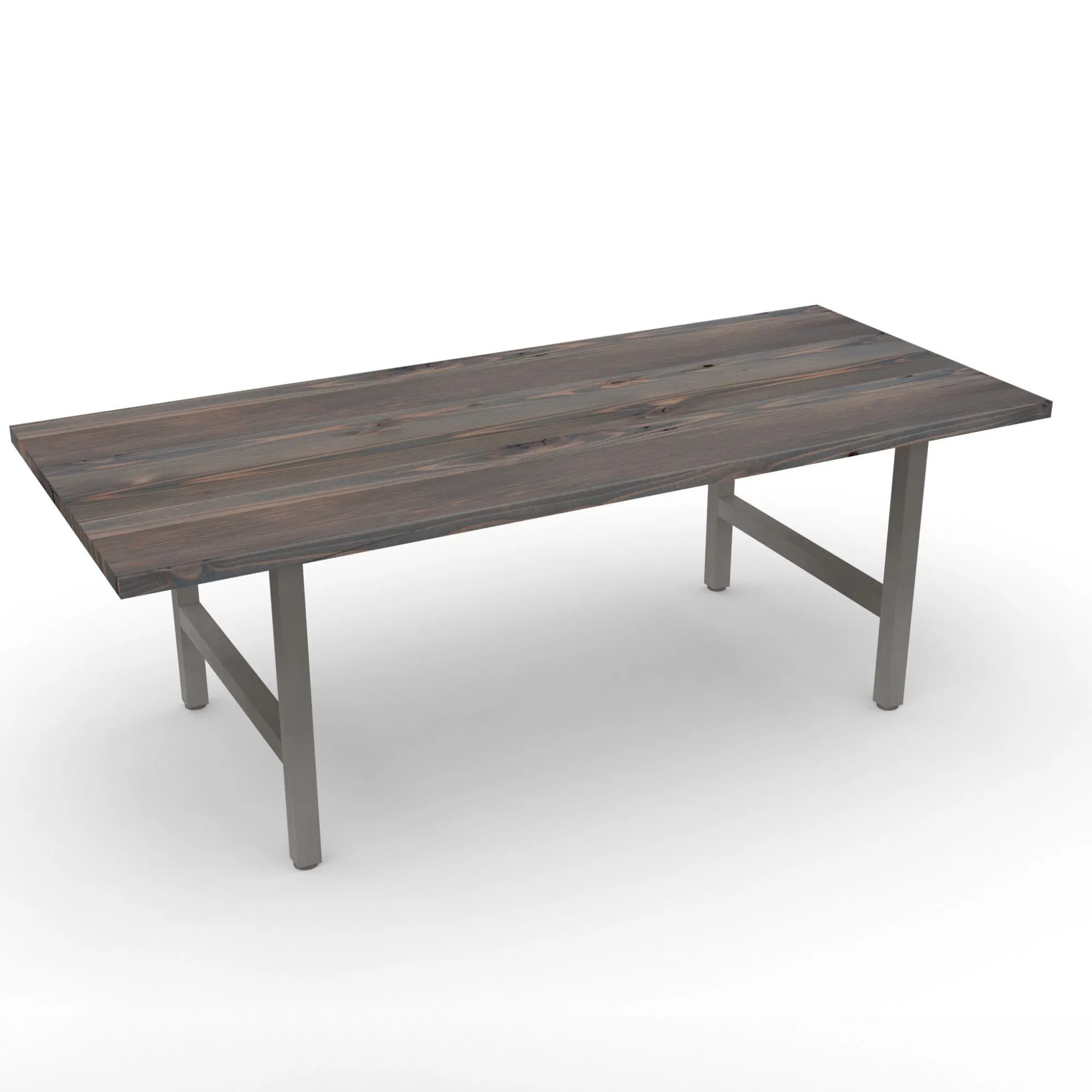 Urban Wood and Steel Conference Table