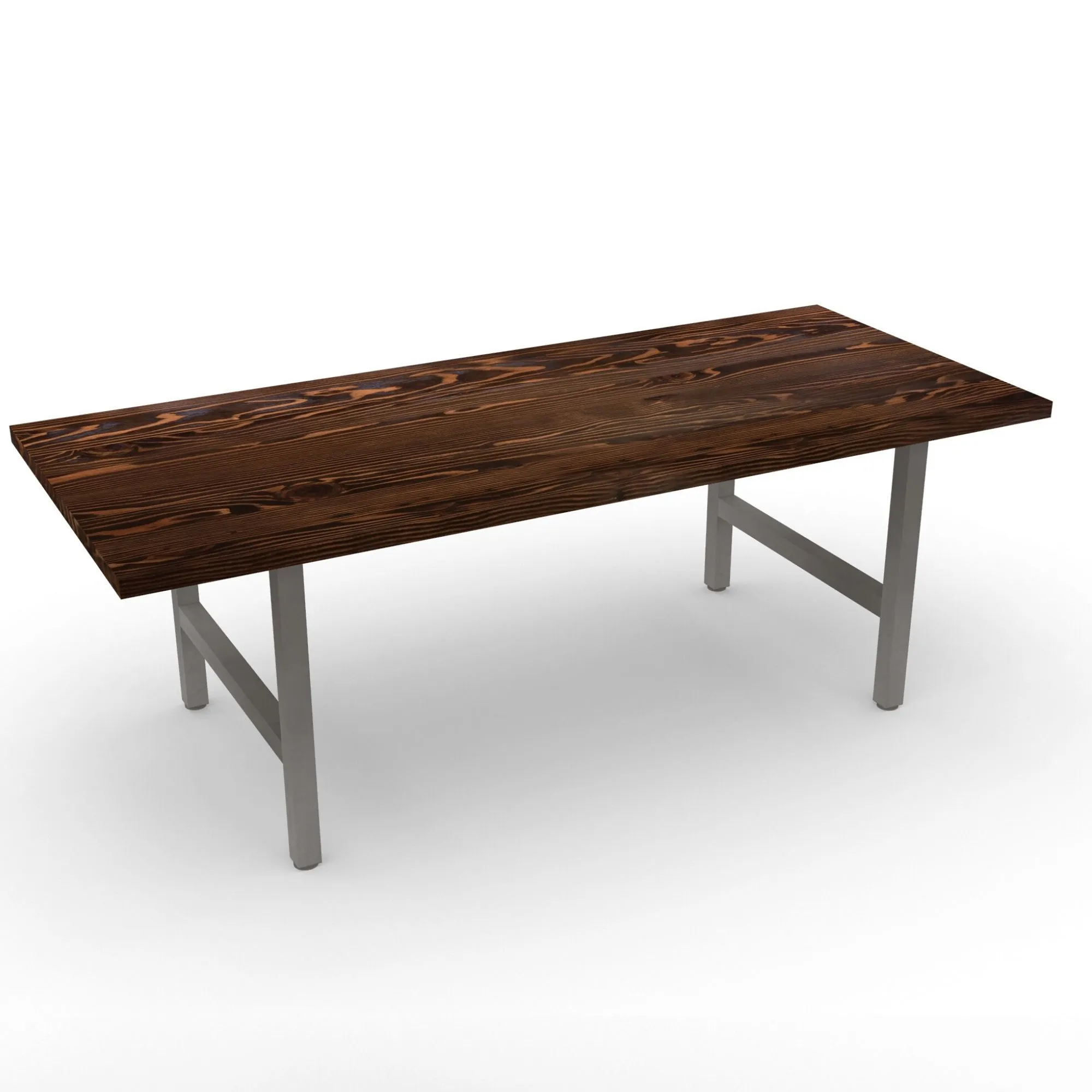Urban Wood and Steel Conference Table