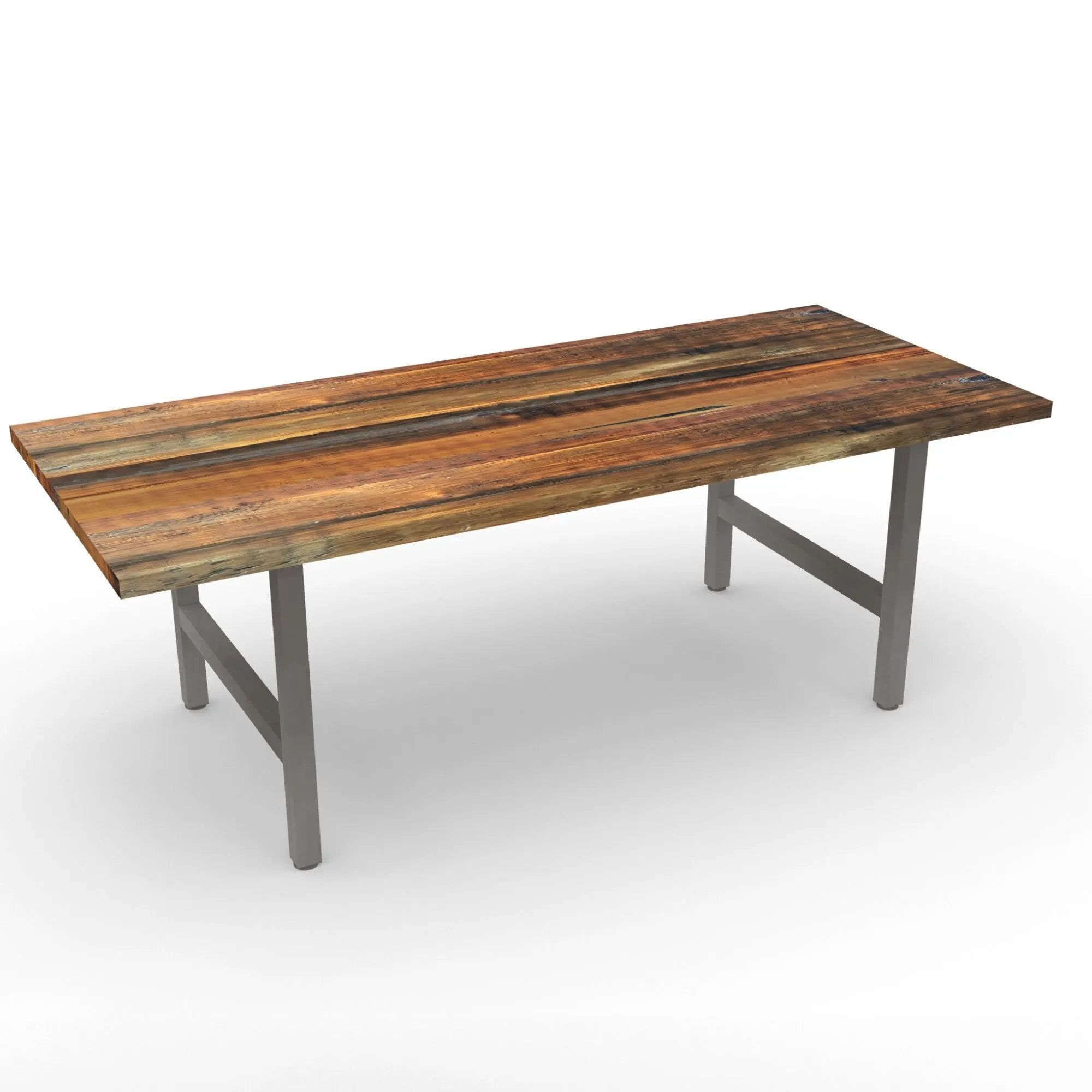 Urban Wood and Steel Conference Table