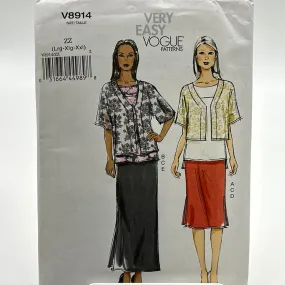 VOGUE Pattern, Misses' Jacket, Tunic & Skirt (PVO8914)