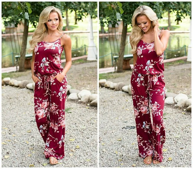 Women Super Comfy Floral Jumpsuit