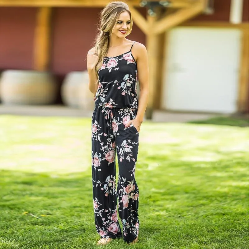 Women Super Comfy Floral Jumpsuit